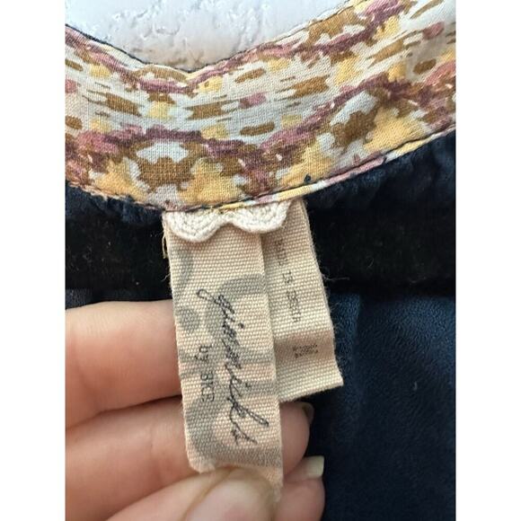 BKE x GIMMICKS Tasseled Peasant Top Womens Sz M Boho Bohemian Tasseled Hippie - Picture 3 of 12